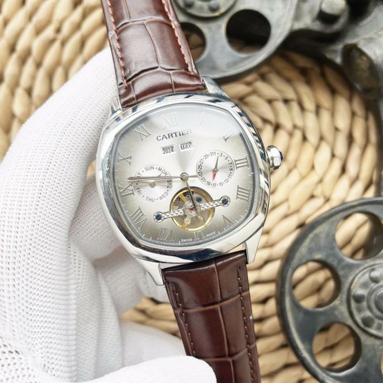 Picture of Cartier Watches Men Drive De Cartier _SKU2504cartier-43x12mm-0414852821